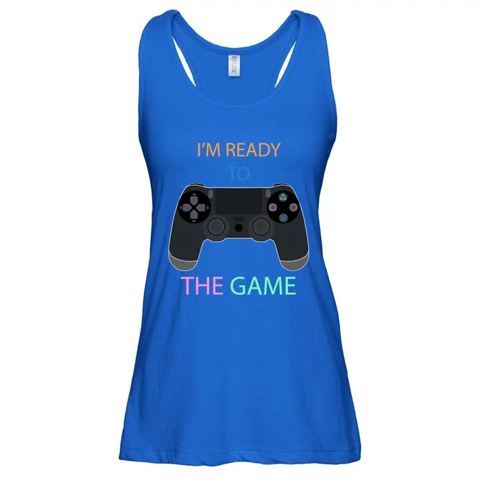 I'm Ready To Control The Game Gift Game Controller Cute Gift Ladies Essential Flowy Tank