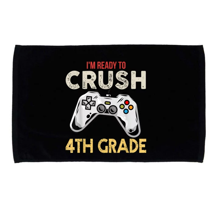 Im Ready To Crush 4th Grade Video Game Back To School Microfiber Hand Towel