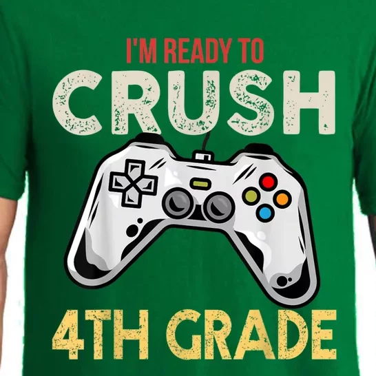 Im Ready To Crush 4th Grade Video Game Back To School Pajama Set