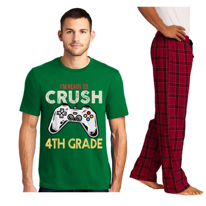 Im Ready To Crush 4th Grade Video Game Back To School Pajama Set