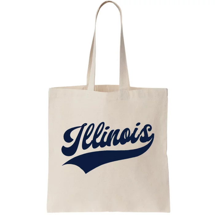 Illinois Retro Throwback Design Classic Tote Bag