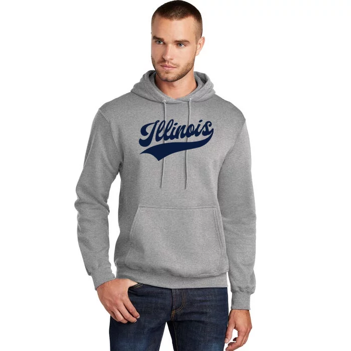 Illinois Retro Throwback Design Classic Tall Hoodie