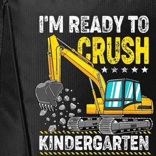 Im Ready To Crush Kindergarten Construction Vehicle City Backpack