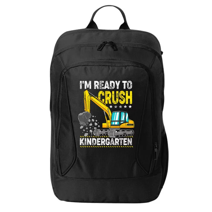 Im Ready To Crush Kindergarten Construction Vehicle City Backpack