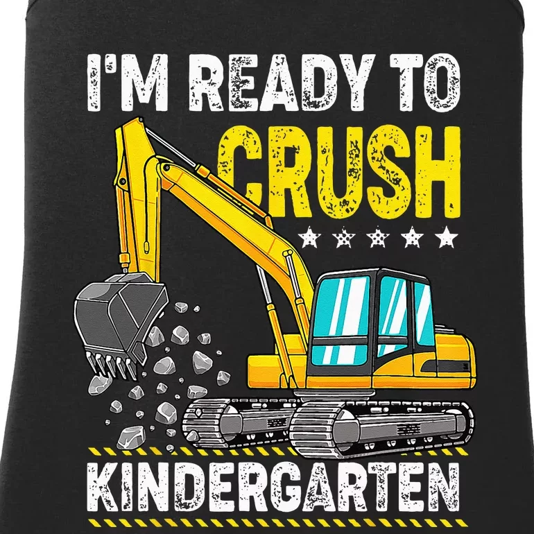 Im Ready To Crush Kindergarten Construction Vehicle Ladies Essential Tank