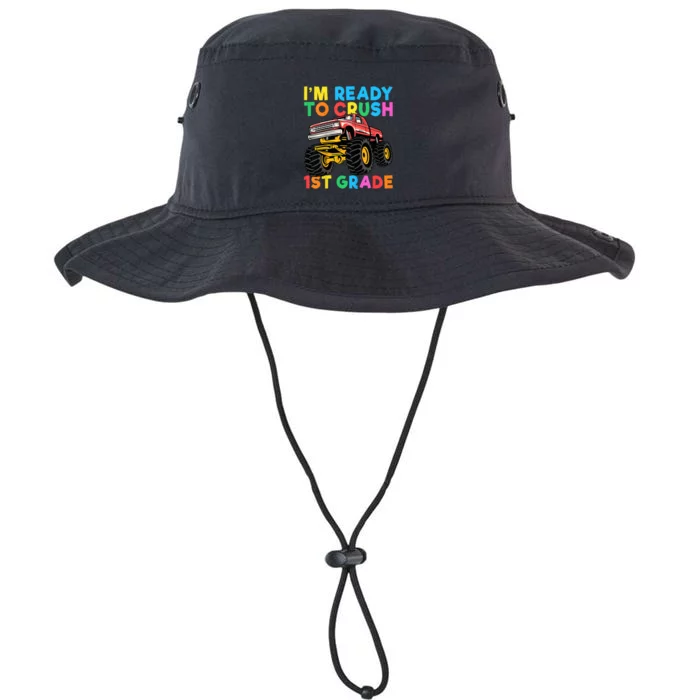 Im Ready To Crush 1st Grade First Day Monster Truck Legacy Cool Fit Booney Bucket Hat