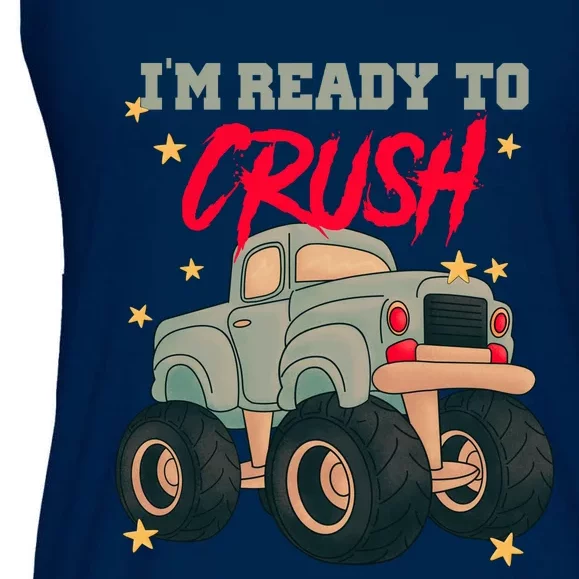 Im Ready To Crush First Day Of School Ladies Essential Flowy Tank