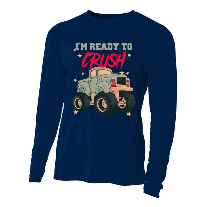 Im Ready To Crush First Day Of School Cooling Performance Long Sleeve Crew