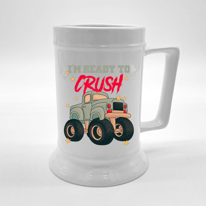 Im Ready To Crush First Day Of School Front & Back Beer Stein