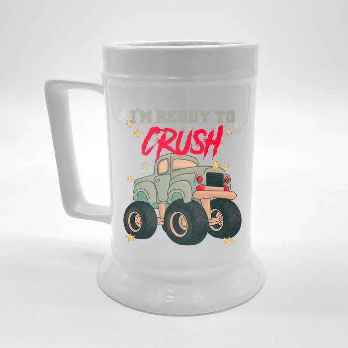 Im Ready To Crush First Day Of School Front & Back Beer Stein