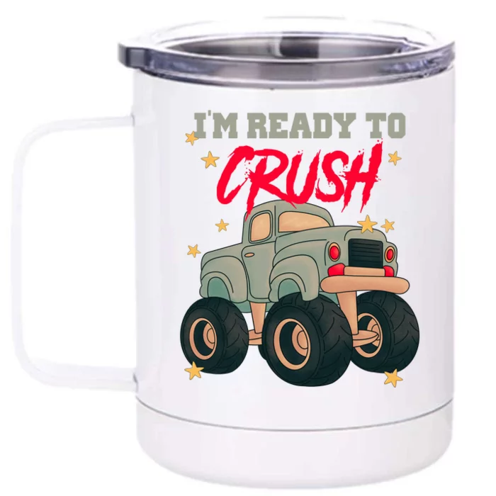 Im Ready To Crush First Day Of School Front & Back 12oz Stainless Steel Tumbler Cup