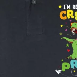 Im Ready To Crush Pre K T Rex Dinosaur Back To School Boy Softstyle Adult Sport Polo