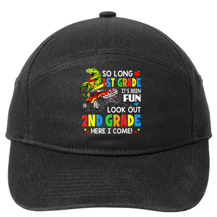 I'm Ready To Crush 2nd Grade T Rex Dinosaur Back To School 7-Panel Snapback Hat