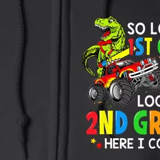 I'm Ready To Crush 2nd Grade T Rex Dinosaur Back To School Full Zip Hoodie