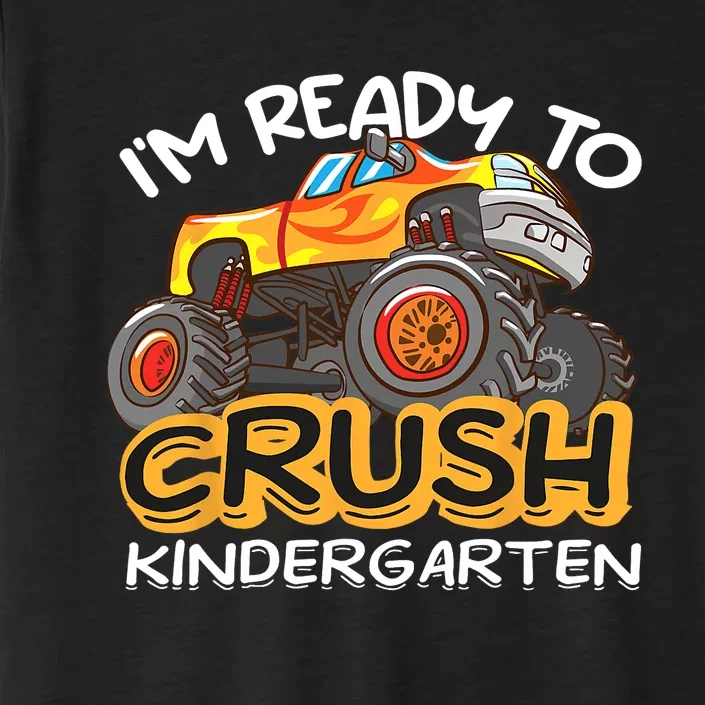 Im Ready To Crush Kindergarten Dinosaur First Day Of School ChromaSoft Performance T-Shirt