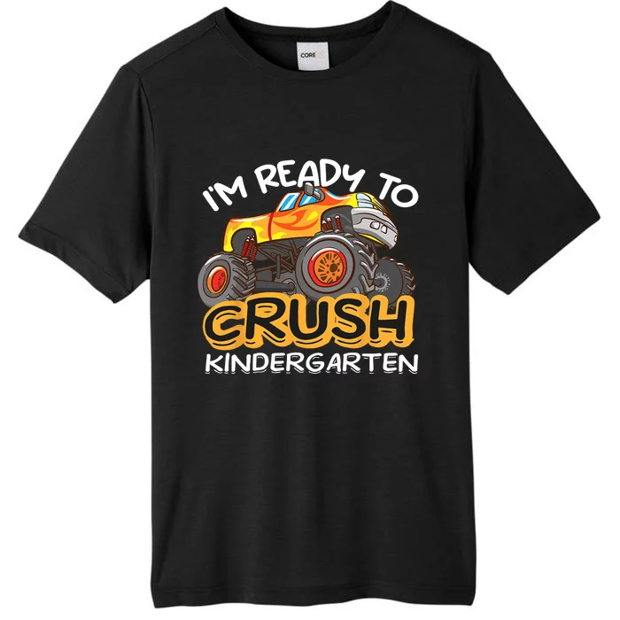 Im Ready To Crush Kindergarten Dinosaur First Day Of School ChromaSoft Performance T-Shirt