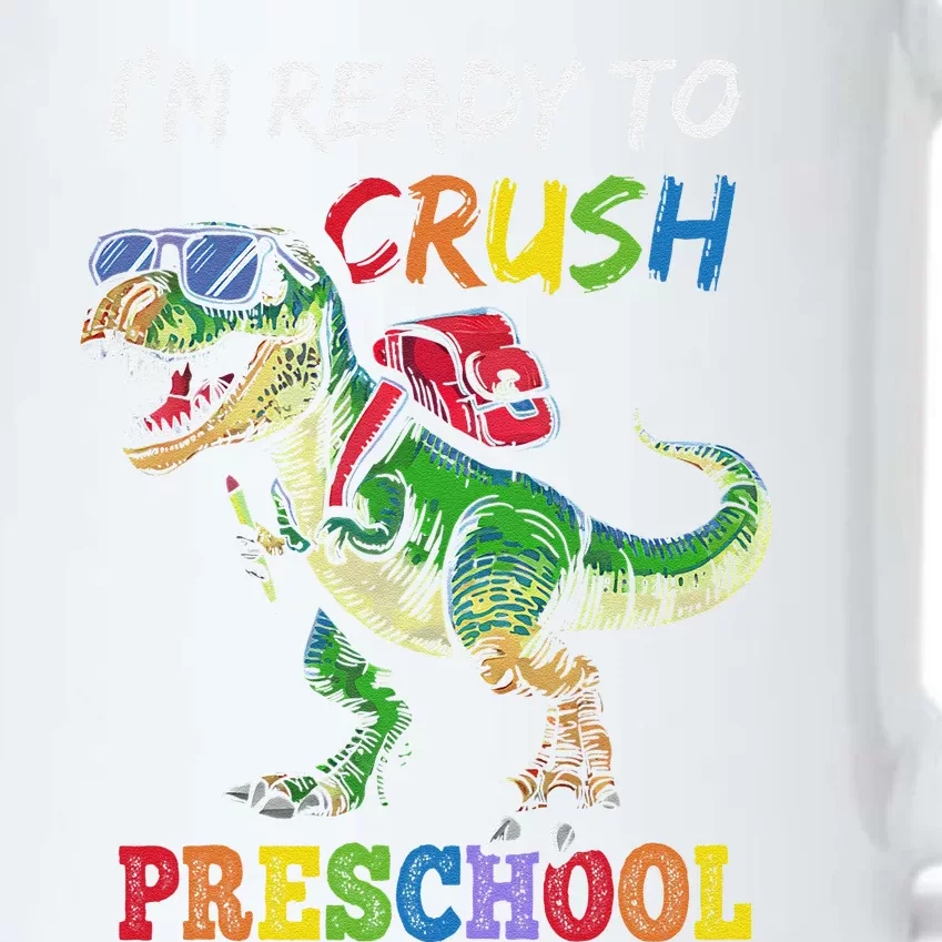 IM Ready To Crush Preschool Dinosaur 1st Day Of School Black Color Changing Mug