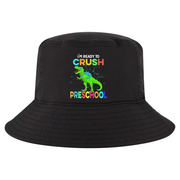 I'm Ready To Crush Preschool Dinosaur Back To School Cool Comfort Performance Bucket Hat