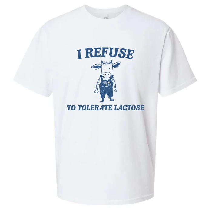 I Refuse To Tolerate Lactose Sueded Cloud Jersey T-Shirt