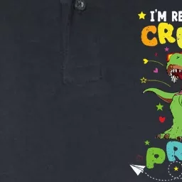 Im Ready To Crush PreK T Rex Dinosaur Back To School Softstyle Adult Sport Polo