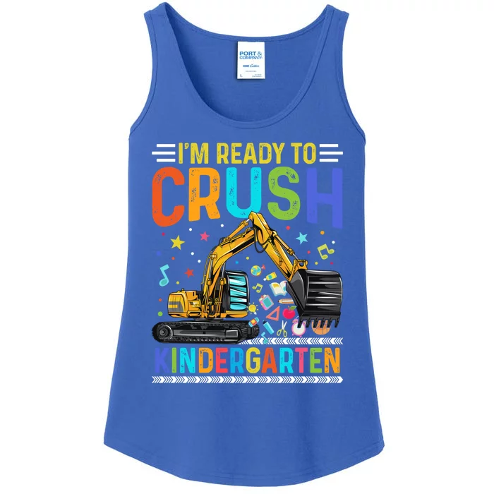 Im Ready To Crush Kindergarten Team Kindergarten Teacher Meaningful Gift Ladies Essential Tank