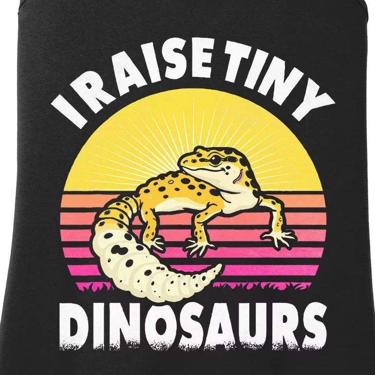 I Raise Tiny Dinosaurs Gifts For Leopard Gecko Lovers Ladies Essential Tank