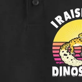 I Raise Tiny Dinosaurs Gifts For Leopard Gecko Lovers Dry Zone Grid Performance Polo