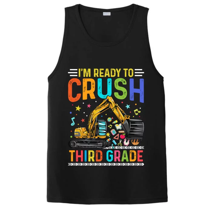 Im Ready To Crush Third Grade Team 3Rd Grade Teacher Gift Performance Tank