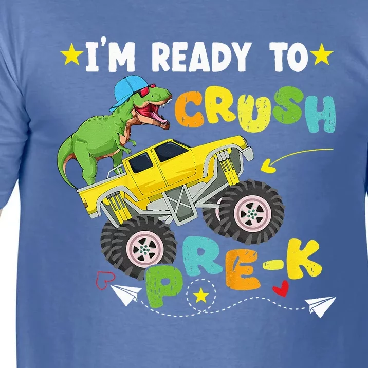 Im Ready To Crush PreK T Rex Dinosaur Truck Back To School Comfort Colors T-Shirt