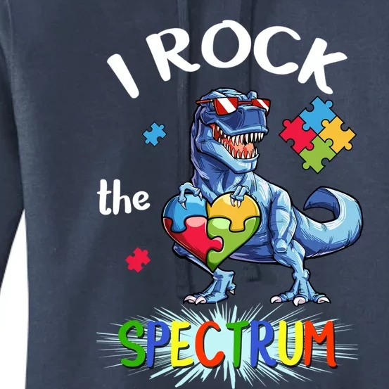 I Rock The Spectrum Autism Awareness Women's Pullover Hoodie