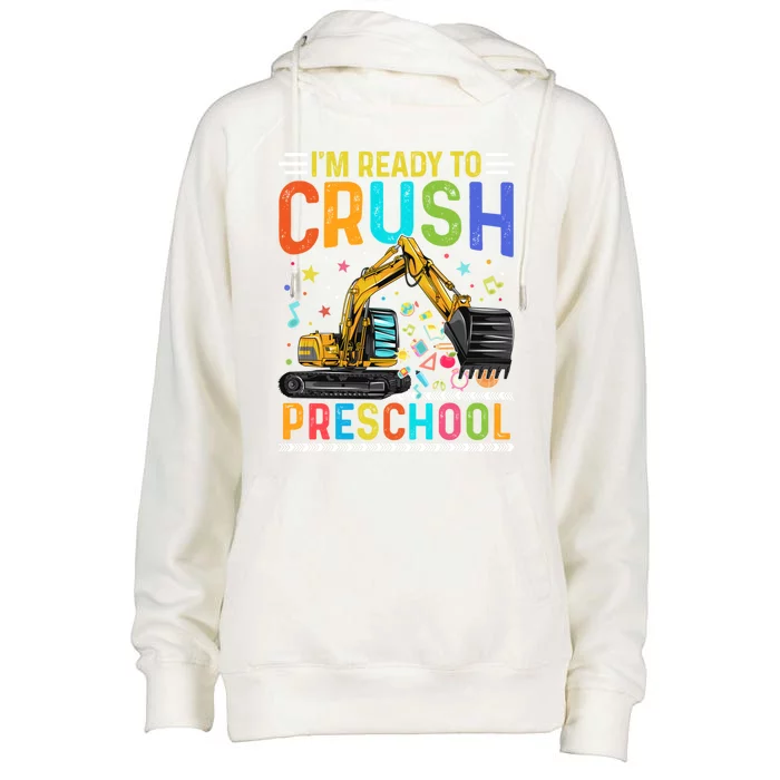 Im Ready To Crush Preschool Team Preschool Teacher Great Gift Womens Funnel Neck Pullover Hood