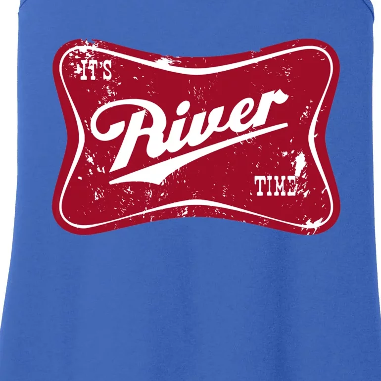 ItS River Time Boating And Fishing Camping Adventure Cute Gift Ladies Essential Tank