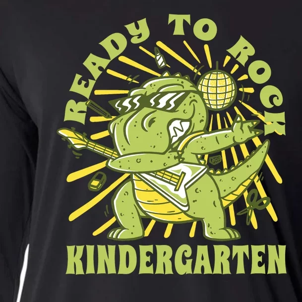 I'm Ready To Crush Kindergarten Dinosaur Cooling Performance Long Sleeve Crew