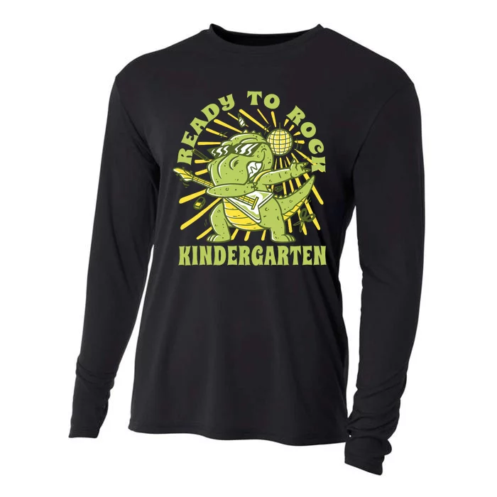 I'm Ready To Crush Kindergarten Dinosaur Cooling Performance Long Sleeve Crew