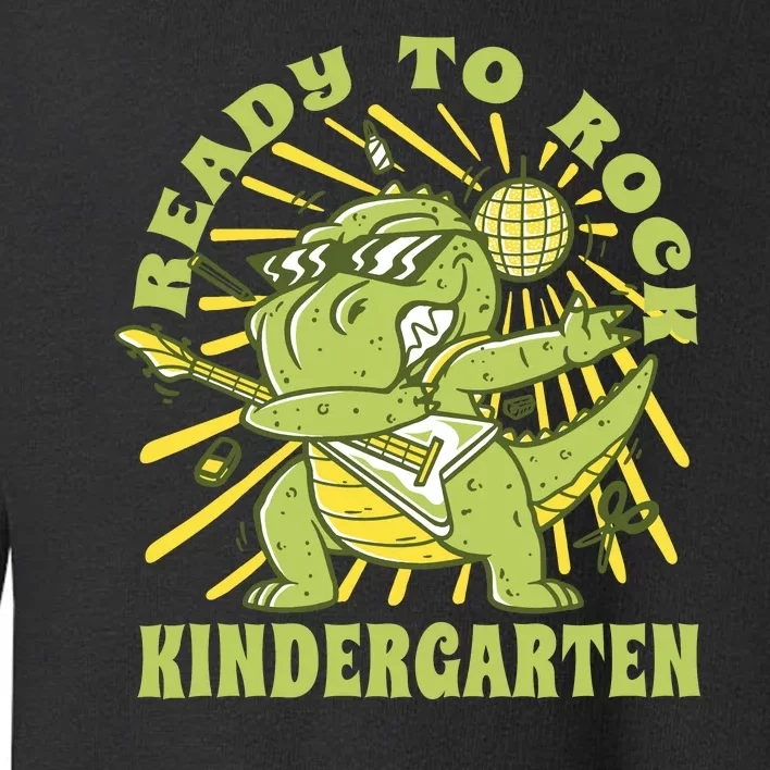 I'm Ready To Crush Kindergarten Dinosaur Toddler Sweatshirt