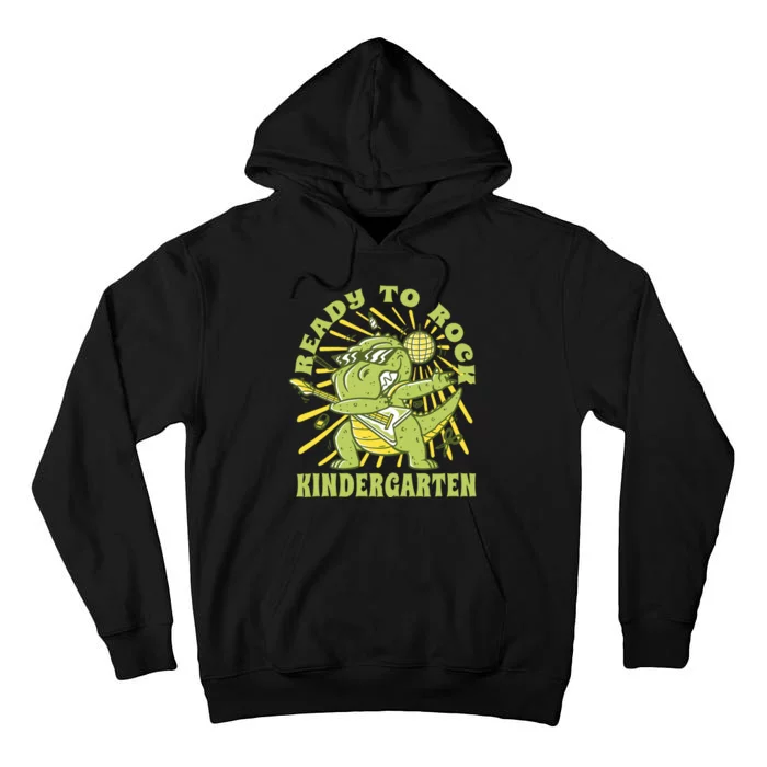 I'm Ready To Crush Kindergarten Dinosaur Tall Hoodie