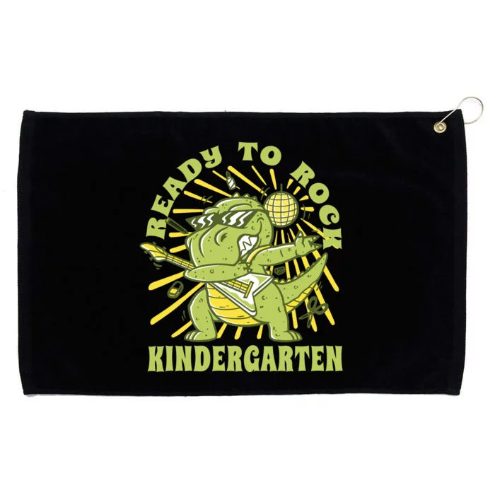 I'm Ready To Crush Kindergarten Dinosaur Grommeted Golf Towel