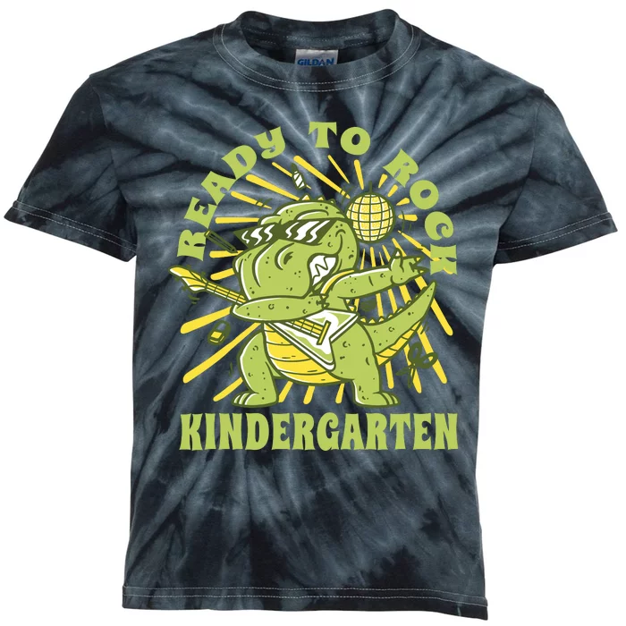 I'm Ready To Crush Kindergarten Dinosaur Kids Tie-Dye T-Shirt