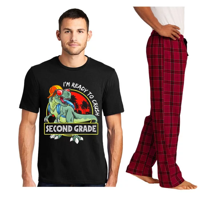 Im Ready To Crush 2nd Grade Dinosaur 1st Day Of School Back To School Pajama Set