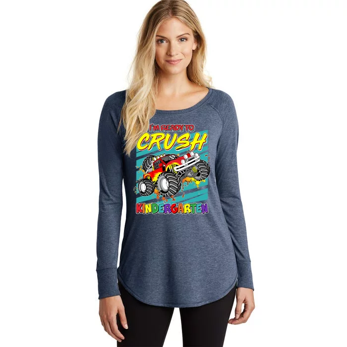 I'm Ready To Crush Kindergarten Monster Truck Women's Perfect Tri Tunic Long Sleeve Shirt