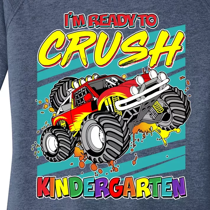 I'm Ready To Crush Kindergarten Monster Truck Women's Perfect Tri Tunic Long Sleeve Shirt