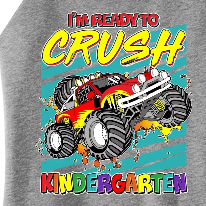 I'm Ready To Crush Kindergarten Monster Truck Women’s Perfect Tri Rocker Tank