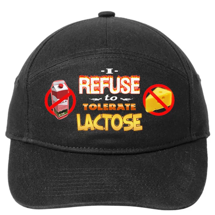 I Refuse To Tolerate Lactose 7-Panel Snapback Hat