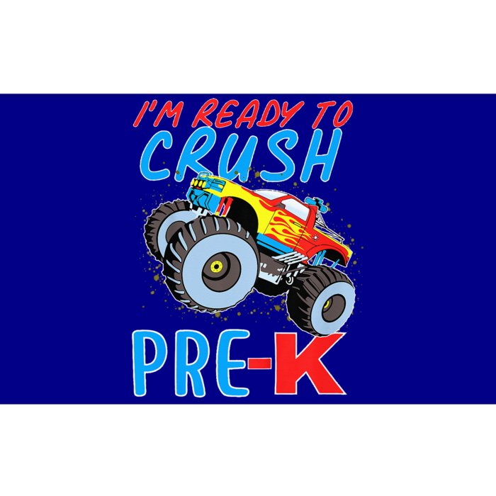 Im Ready To Crush PreK Team Monster Truck Bumper Sticker