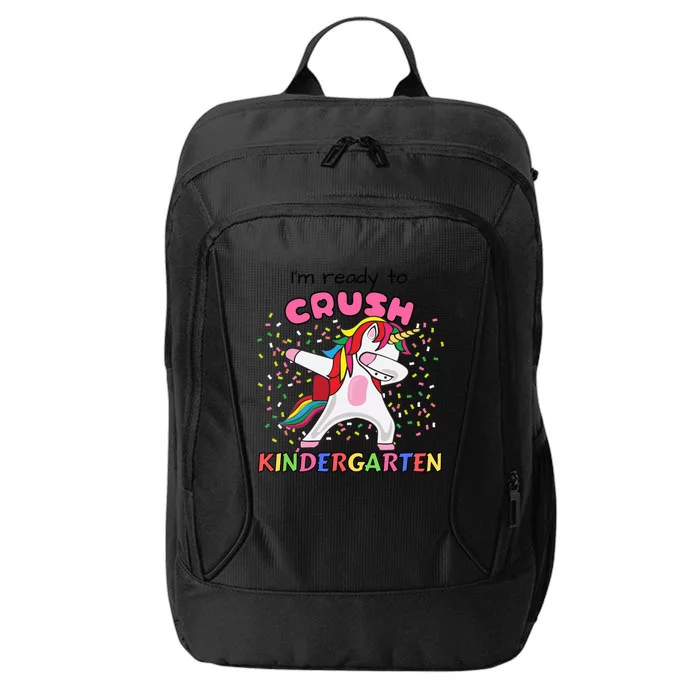 I’M Ready To Crush Kindergarten Cute Dabbing Unicorn Meaningful Gift City Backpack