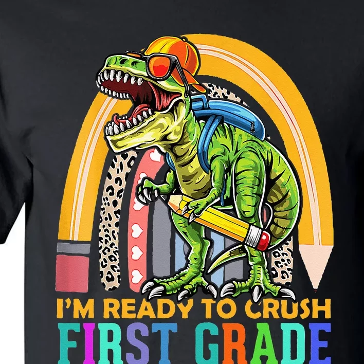 I'm Ready To Crush 1st Grade Dinosaur Back To School Tall T-Shirt