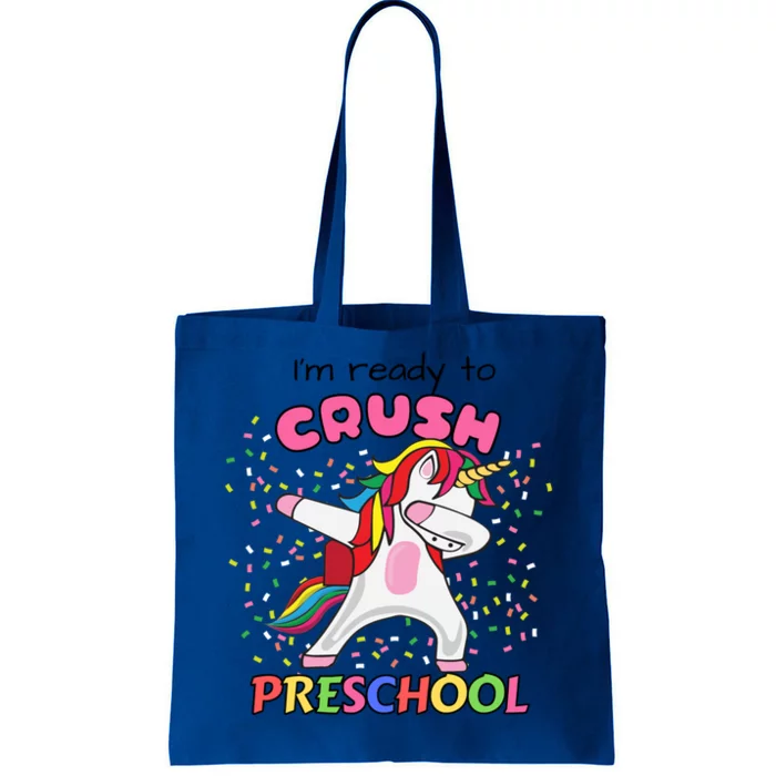 I’M Ready To Crush Preschool Cute Dabbing Unicorn Gift Tote Bag