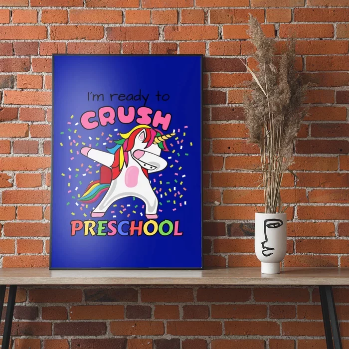 I’M Ready To Crush Preschool Cute Dabbing Unicorn Gift Poster