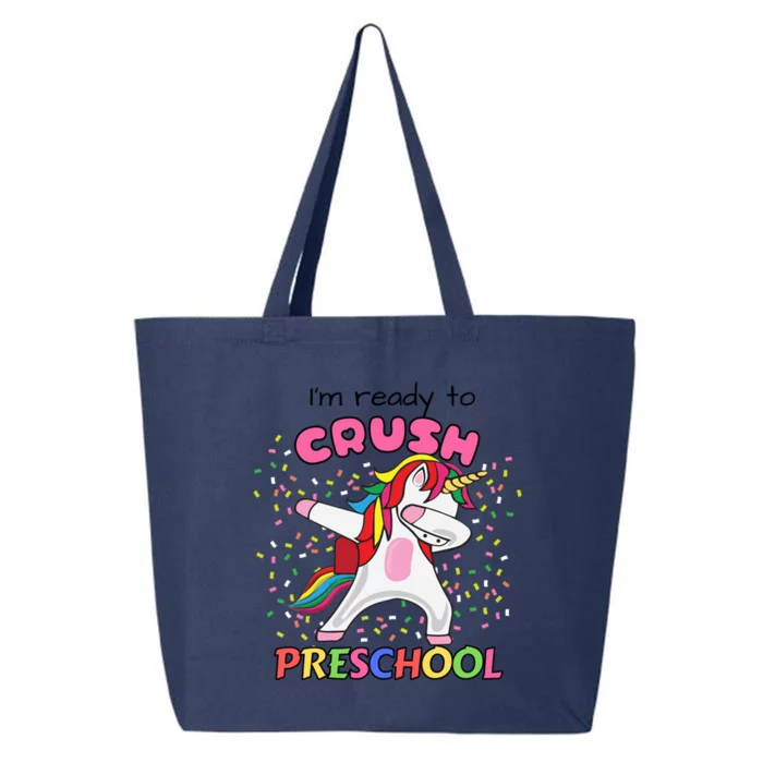 I’M Ready To Crush Preschool Cute Dabbing Unicorn Gift 25L Jumbo Tote