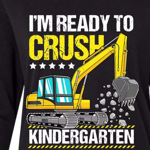 Im Ready To Crush Kindergarten Construction Vehicle Womens Cotton Relaxed Long Sleeve T-Shirt